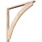 Ekena Millwork Thorton Block Smooth Bracket w/ Offset Brace, Douglas Fir, 3 1/2"W x 40"D x 40"H BKT0402X40X40THR05SDF - alternate 1